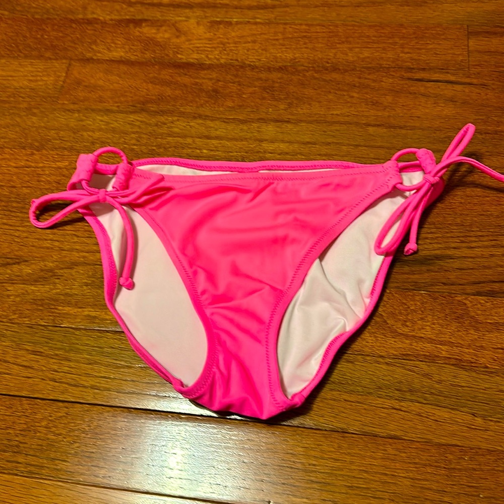 Victoria’s Secret Side Tie Bikini Bottom Pink